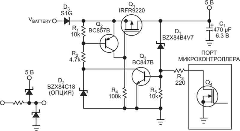 Схема простого инвертора напряжения 12В - 220В